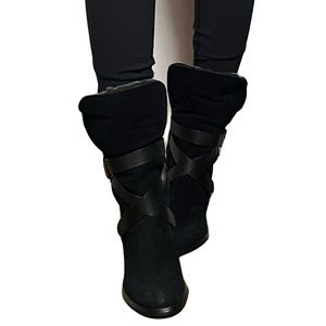 Calvin Klein Black boot heels🖤